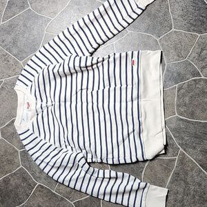 Levi's sweatshirt blue white striped